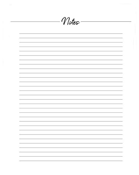 pin  courtney vanmullekom  printables notes planner writing paper printable daily