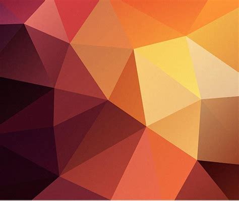 red orange polygon free vector backgrounds psd 600x505