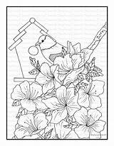 Printable Goldfinch Azaleas Azalea sketch template