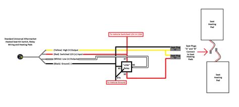 heated seats wiring diagram relay interpretation  defender