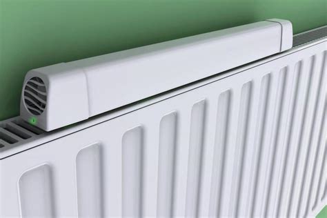 radiator booster redirects hot air   wall   room