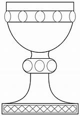 Goblet Jeweled Heraldicart sketch template