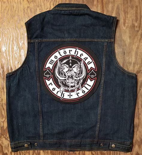 Motorhead Rock And Roll Sewn Edge Back Patch Bp112