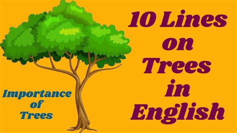 lines  trees  english essay  importance  trees  english