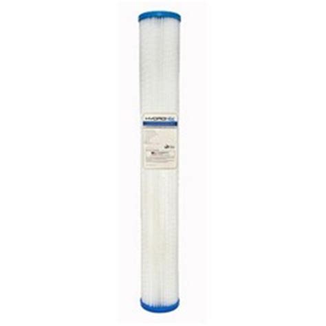 20 In X 2 5 In Pleated Sediment Water Filter 20 Micron