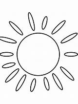 Sun Coloring Pages Print Color Recommended Kids sketch template