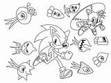 Sonic Coloring Colors Pages Classic Tails Print Fox Uncolored Library Clipart Deviantart Comments Coloringhome sketch template