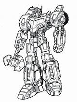 Optimus Prime Coloring Transformers Pages Printables Kids sketch template