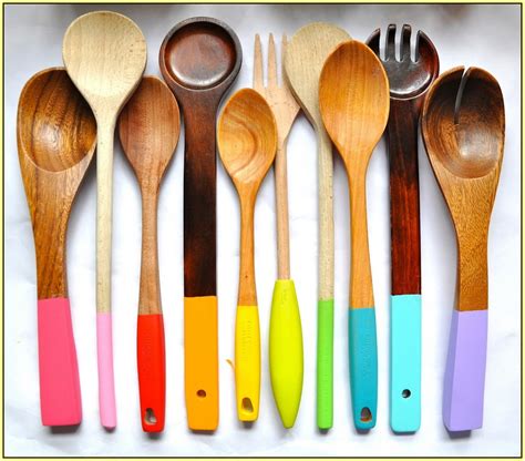 colorful kitchen utensils kitchen  home design ideas