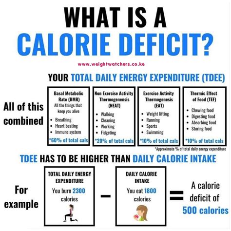 calorie deficit weight watchers kenya