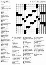 Crossword Crosswords Seniors sketch template