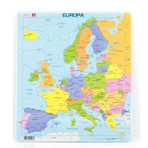 Puzzle Karta Europe Proizvod Web Shop Ivančica D D
