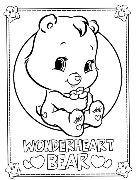 care bears coloring page bear coloring pages unicorn coloring pages