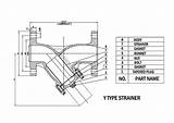 Strainer Valve Drawing Drain Pipe sketch template