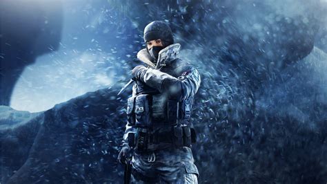 wallpaper  tom clancys rainbow  siege girl soldier frost game full hd
