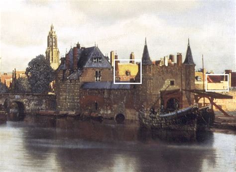 real art   fiction  view  delft  johannes vermeer