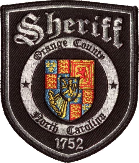 orange county sheriff nc  emblem authority