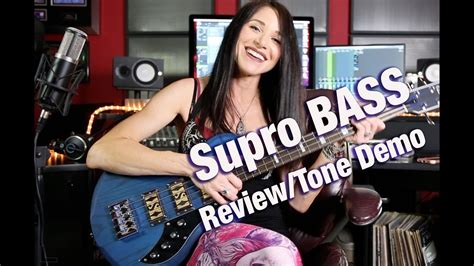 supro bass huntington iii reviewtone demo youtube