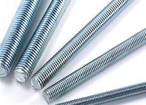 zinc plated carbon steel full threaded rod  construction projects