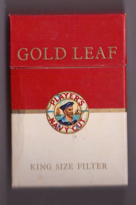 ma collection de paquets de cigarettes gold leaf