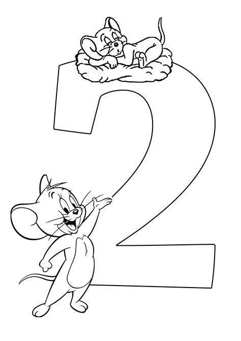 printable number coloring pages  kids  printable color