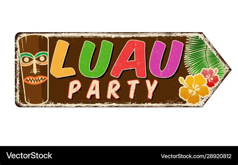 luau party printable signs