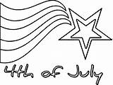 Coloring July Star 4th Wecoloringpage Pages sketch template