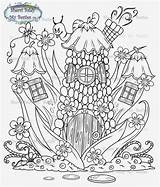 Digi Magical Stamp Instant Town Flower Baldy Sherri Fruit House sketch template