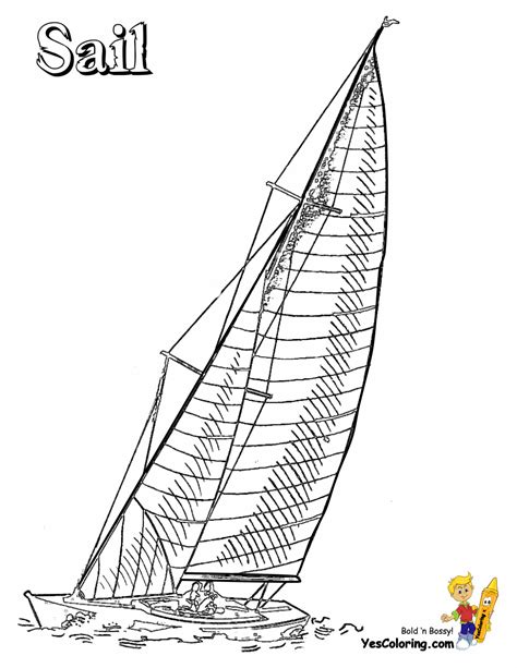 sail boat coloring pages coloring home