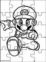 Bros Puzzle Printable Kids Jigsaw Rompecabezas Ligne Armar Aiden Colouring Luigi Kart Animali Infantiles Laberintos Wario Tombola Recortables Websincloud Bowser sketch template