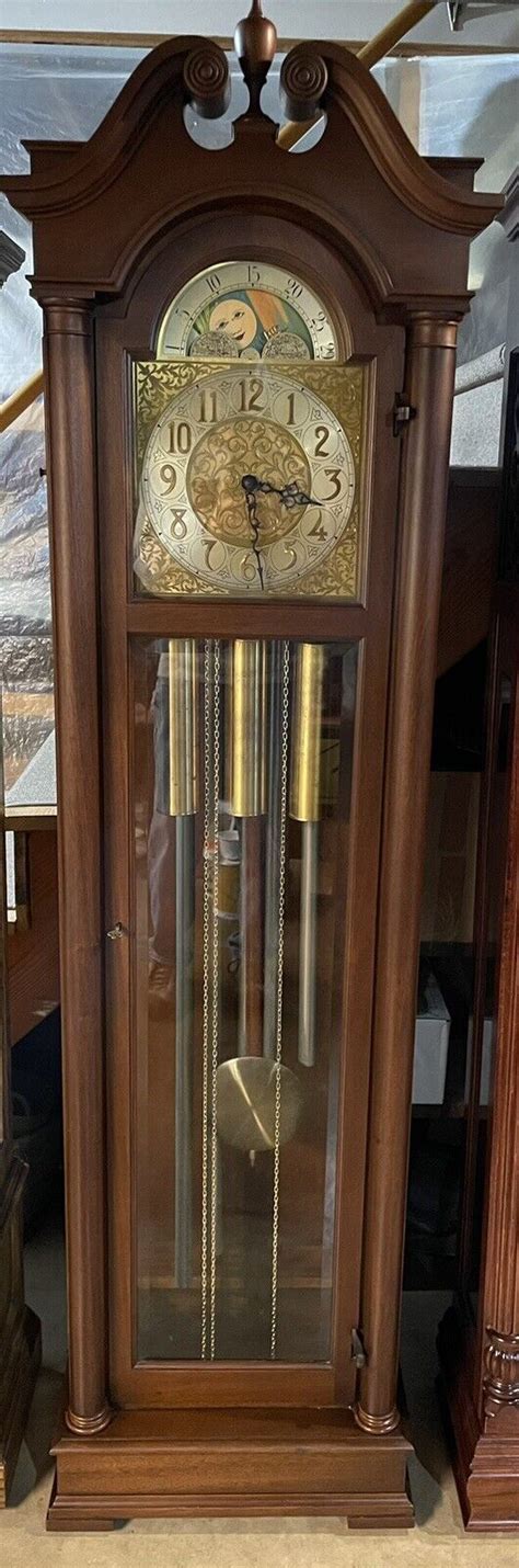 colonial  tube chime grandfather clock    ebay