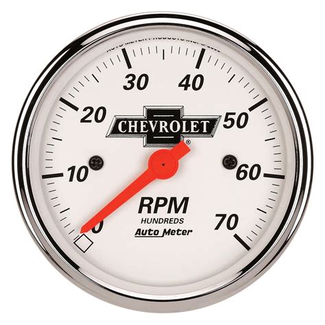auto meter   chevy vintage series    dash tachometer gauge   rpm
