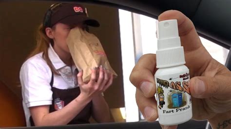 fart spray drive  prank disgusting public prank poop prank youtube