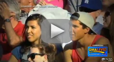 12 awkward moments in kiss cam history the hollywood gossip