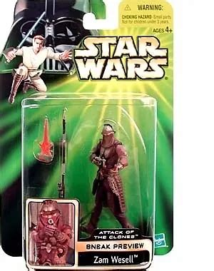 hasbro attack   clones sneek preview zam wesell droid action figure  picclick