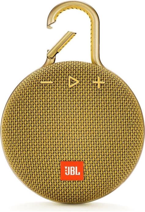 bolcom jbl clip  geel draagbare bluetooth mini speaker