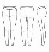 Leggings Drawing Legging Google Flats Vector Clothing Drawings Tech sketch template