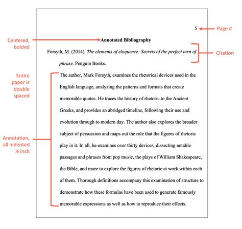 mla annotated bibliography template  graphic design templates