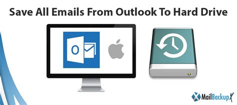 save  emails  outlook  hard drive