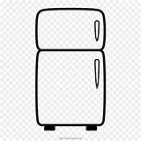 Colorare Frigorifero Pngegg Elettrodomestici Refrigerator Mewarnai sketch template