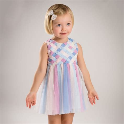 buy brand child girl clothing cute kids baby girl summer dress colorful knit
