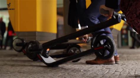 ninebot es kickscooter  segway foldable electric scooter youtube
