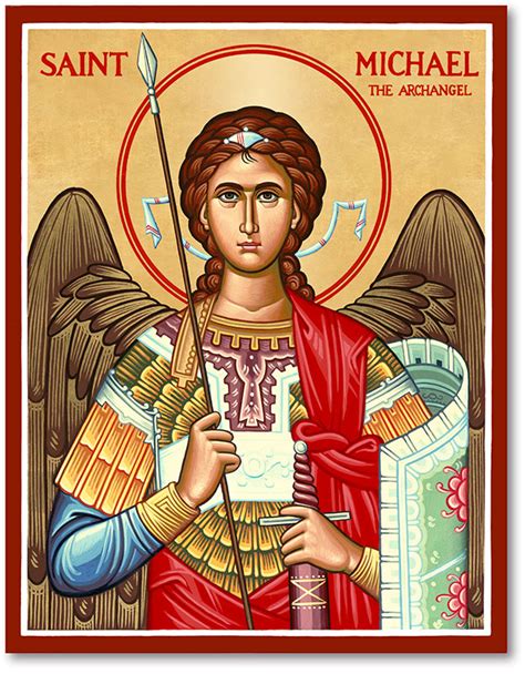 icons   holy angels st michael military icon