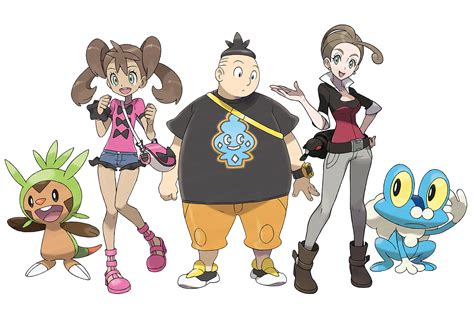 Pokémon X And Y Concept Art And Characters