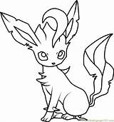 Leafeon Glaceon Pokémon Eevee Coloringpages101 Jolteon Umbreon Pintar sketch template
