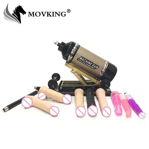 Movking Cannon Sex Machine With 2 Balls Dildos And 6 Kinds Attachments