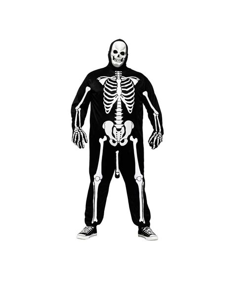 Adult Skeleboner Plus Size Scary Halloween Costume Men