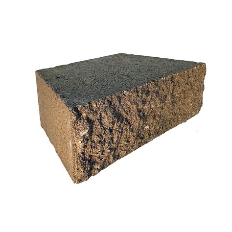 lowes landscape blocks tan retaining wall block common