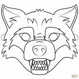 Ausmalen Masken Ausdrucken Tiermasken Kostenlos Maske Ausmalbild Lobo Mascara Colorear Kinderbilder Einhorn Bildern Davemelillo Werewolf Mascaras Supercoloring Careta Zorro Böser sketch template