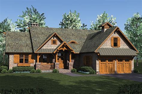 bedroom contemporary style house plan  rustic house plans craftsman house plans